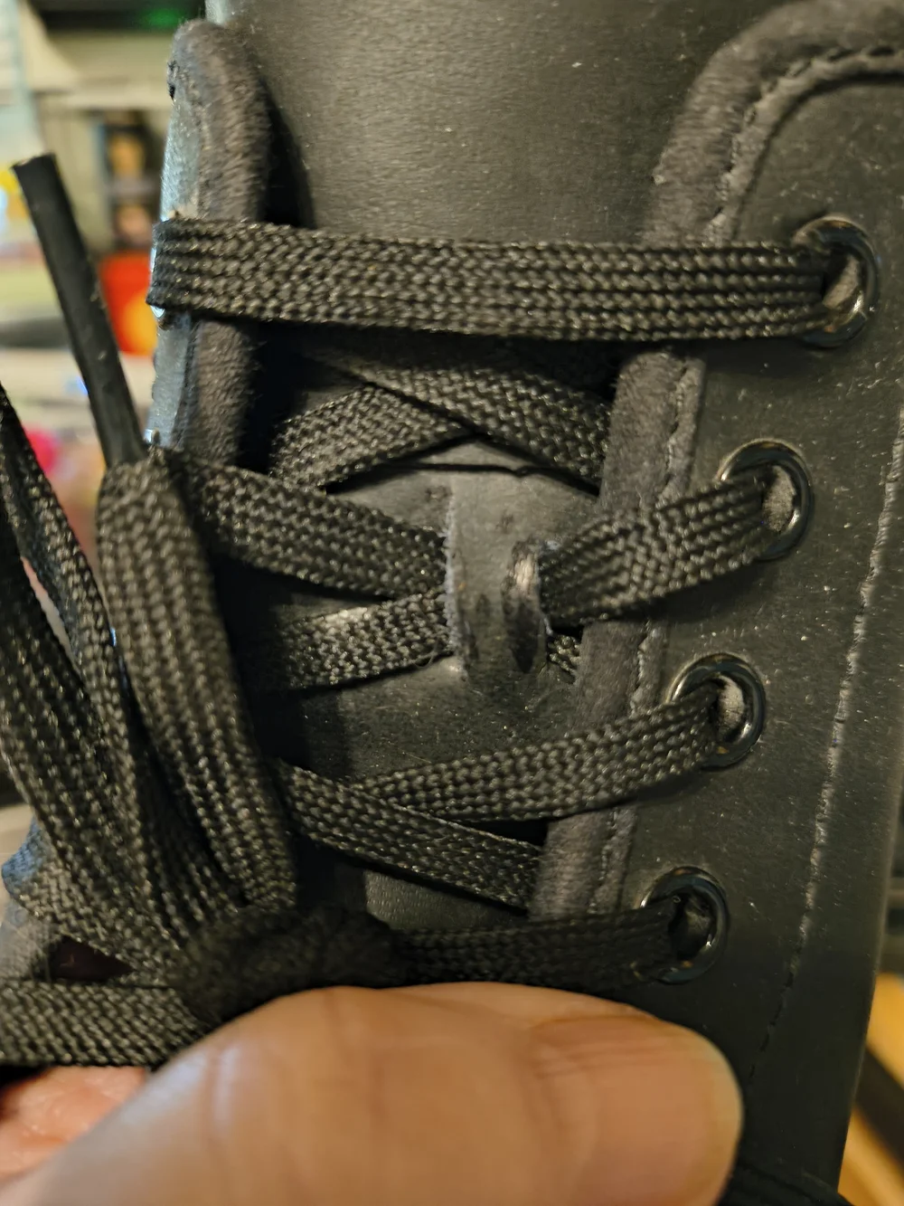 Dr. Martens Black Leather Lace-Up Boots - Picture 7 of 7